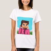 Steve van Minecraft T-shirt (Voorkant)