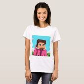 Steve van Minecraft T-shirt (Voorkant volledig)