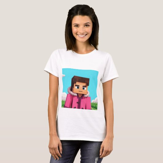 Steve van Minecraft T-shirt (Voorkant volledig)