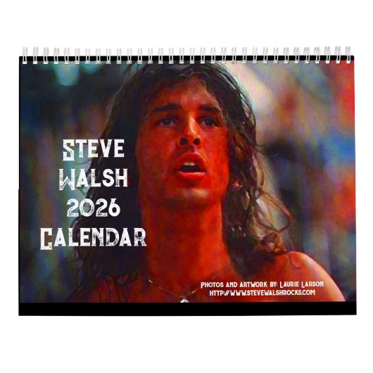 Steve Walsh-agenda Kalender (Achterkant)