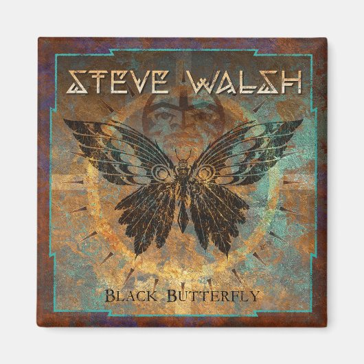 Steve Walsh Black Butterfly Magnet (Voorkant)