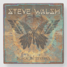 Steve Walsh Black Butterfly Onderzetter