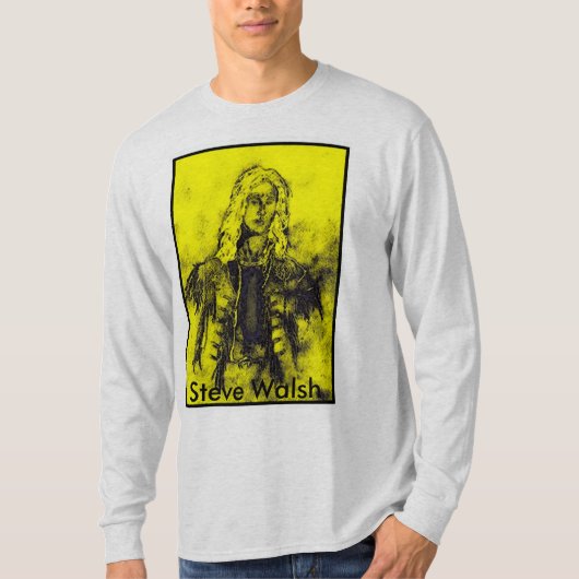 Steve Walsh Painting live op de Whisky A Go T-shirt (Voorkant)