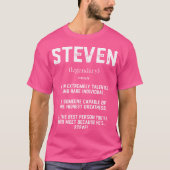 Steven Definition Funny Talented Great Steve Cospl T-shirt (Voorkant)