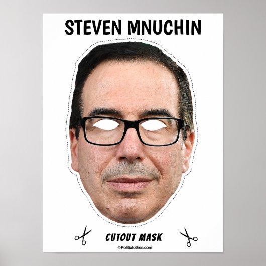STEVEN MNUCHIN Halloween Masker Poster (Voorkant)