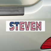 Steven Name Vorname USA Aufkleber Sticker Auto (Op auto)