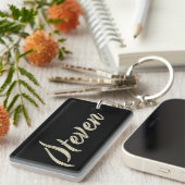 Steven Name whitegold Schlüsselanhänger Anhänger Sleutelhanger (Voorkant Rechts)
