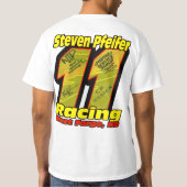 Steven Pfeifer Racing 08 T-shirt (Achterkant)
