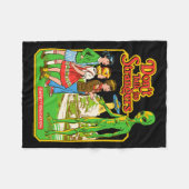 Steven Rhodes Don't Talk To Strangers Alien Retro Fleece Deken (Voorkant (Horizontaal))