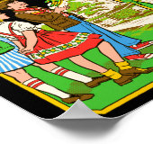 Steven Rhodes Don't Talk To Strangers Alien Retro  Poster (Hoek)