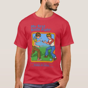 Steven Rhodes Mijn Eerste Messengevecht Retro Donk T-shirt