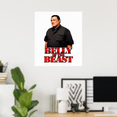 Steven Seagal Belly van het beest Poster (Thuiskantoor)