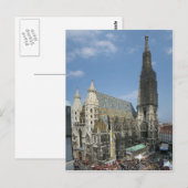 Steven Stephen's kathedraal, Wenen Oostenrijk Briefkaart (Voorkant / Achterkant)