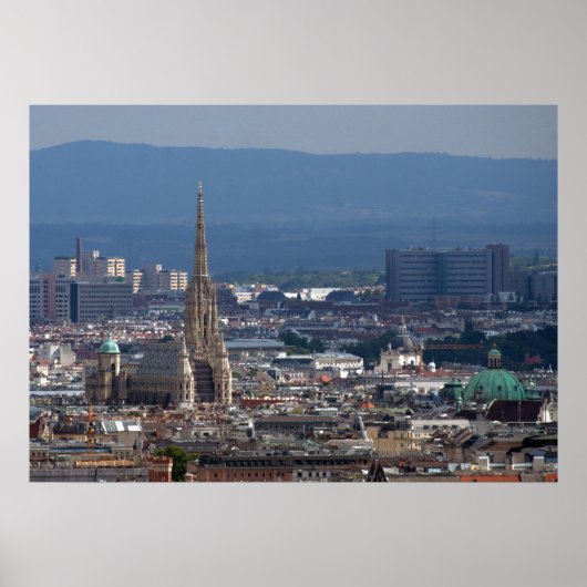 Steven Stephen's kathedraal, Wenen Oostenrijk Poster (Voorkant)