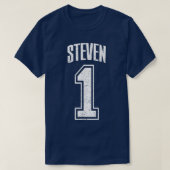 Steven Supporter Nummer 1 Grootste ventilator T-shirt (Design voorkant)