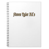 Steven Tyler Pj's Notitieboek (Voorkant)