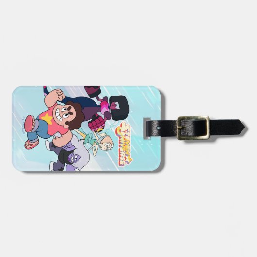 Steven Universe | Actie Crystal Gem Group Bagagelabel (Voorkant horizontaal)