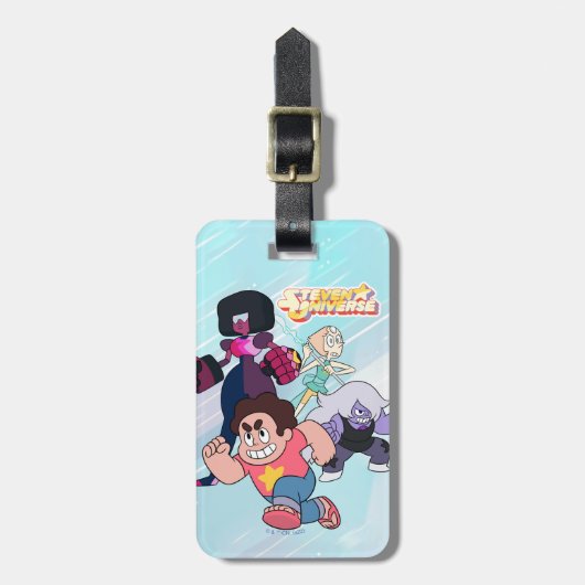 Steven Universe | Actie Crystal Gem Group Bagagelabel (Voorkant verticaal)