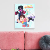 Steven Universe | Actie Crystal Gem Group Canvas Afdruk (Insitu (Woonkamer))