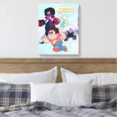 Steven Universe | Actie Crystal Gem Group Canvas Afdruk (Insitu (Slaapkamer))
