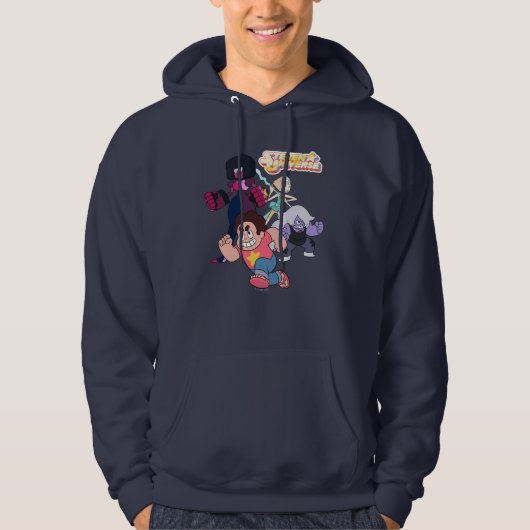 Steven Universe | Actie Crystal Gem Group Hoodie (Voorkant)