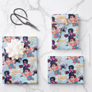 Steven Universe   Actie Crystal Gem Group Inpakpapier Vel