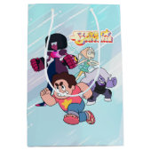 Steven Universe | Actie Crystal Gem Group Medium Cadeauzakje (Voorkant)
