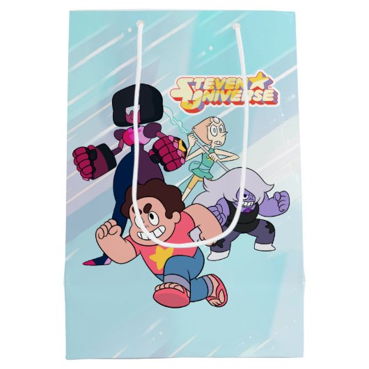 Steven Universe | Actie Crystal Gem Group Medium Cadeauzakje (Achterkant)