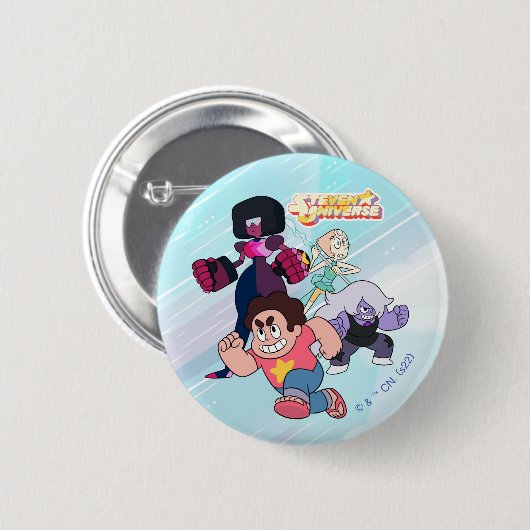 Steven Universe | Actie Crystal Gem Group Ronde Button 5,7 Cm (Voorkant /achterkant)