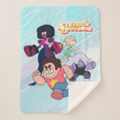 Steven Universe | Actie Crystal Gem Group Sherpa Deken (Voorkant)