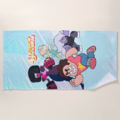 Steven Universe | Actie Crystal Gem Group Strandlaken (Voorkant)