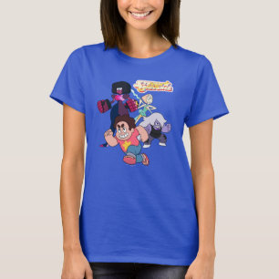 Steven Universe   Actie Crystal Gem Group T-shirt