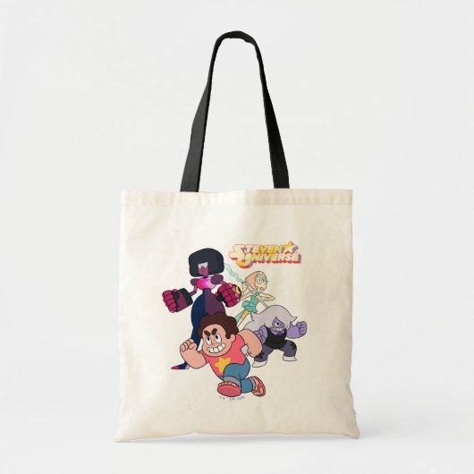 Steven Universe | Actie Crystal Gem Group Tote Bag (Voorkant)