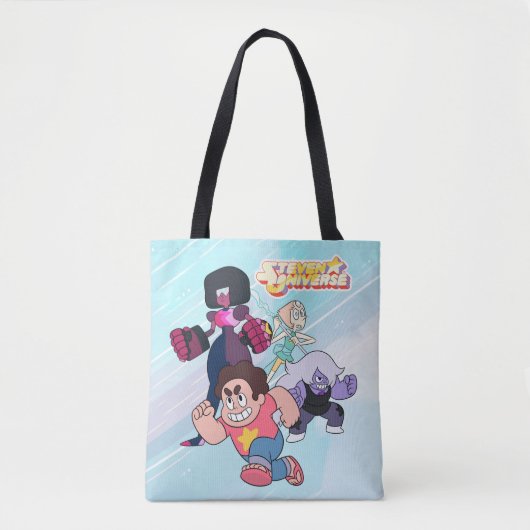 Steven Universe | Actie Crystal Gem Group Tote Bag (Voorkant)