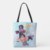 Steven Universe | Actie Crystal Gem Group Tote Bag (Achterkant)