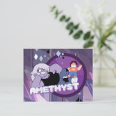 Steven Universe | Afbeelding Amethyst-teken Briefkaart (Staand voorkant)