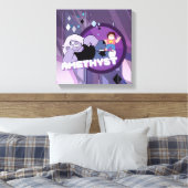 Steven Universe | Afbeelding Amethyst-teken Canvas Afdruk (Insitu (Slaapkamer))