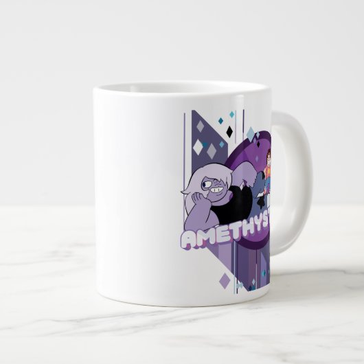 Steven Universe | Afbeelding Amethyst-teken Grote Koffiekop (Voorkant rechts)
