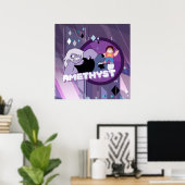 Steven Universe | Afbeelding Amethyst-teken Poster (Thuiskantoor)