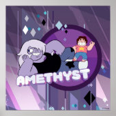 Steven Universe | Afbeelding Amethyst-teken Poster (Voorkant)