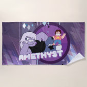 Steven Universe | Afbeelding Amethyst-teken Strandlaken (Voorkant)
