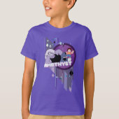 Steven Universe | Afbeelding Amethyst-teken T-shirt (Voorkant)