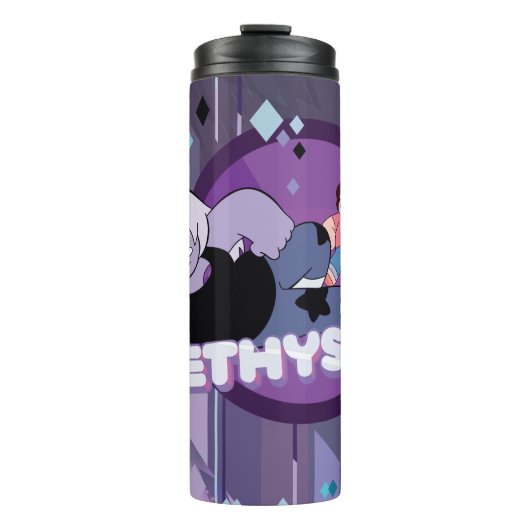 Steven Universe | Afbeelding Amethyst-teken Thermosbeker (Voorkant)