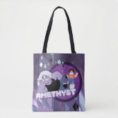 Steven Universe | Afbeelding Amethyst-teken Tote Bag (Voorkant)