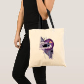 Steven Universe | Afbeelding Amethyst-teken Tote Bag (Voorkant (product))