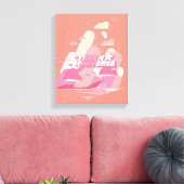Steven Universe | Beach City Canvas Afdruk (Insitu (Woonkamer))
