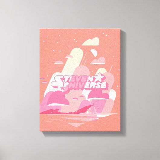 Steven Universe | Beach City Canvas Afdruk (Voorkant)