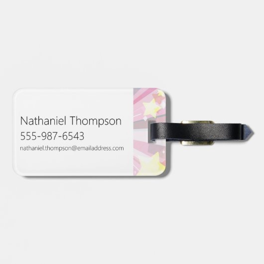 Steven Universe | Crystal Gem Group Huddle Bagagelabel (Achterkant horizontaal)