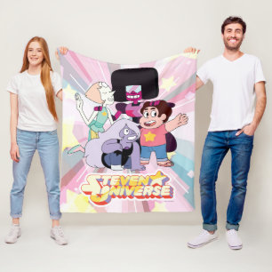 Steven Universe Crystal Gem Group Huddle Fleece Deken