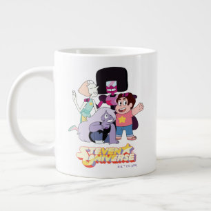 Steven Universe   Crystal Gem Group Huddle Grote Koffiekop